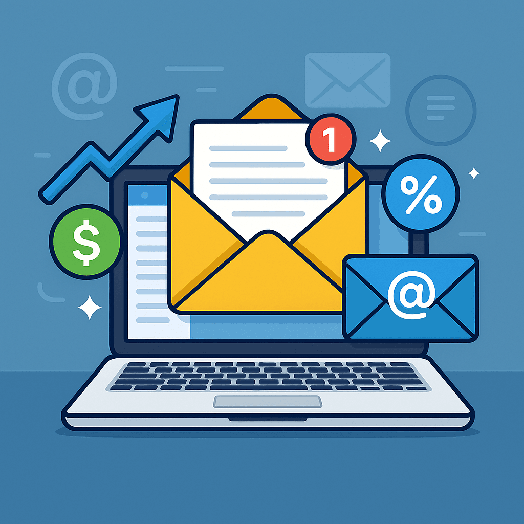 E-mail marketing - kanał, który daje najwyższy ROI w marketingu.