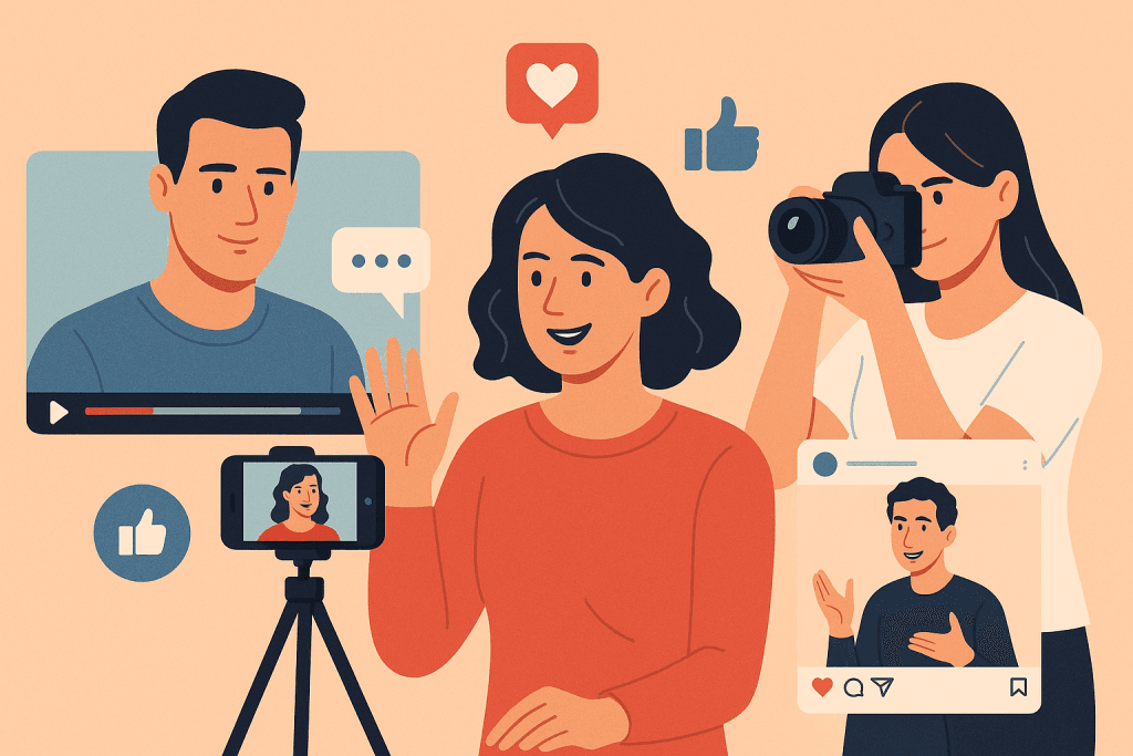 Content z twarzą w social mediach