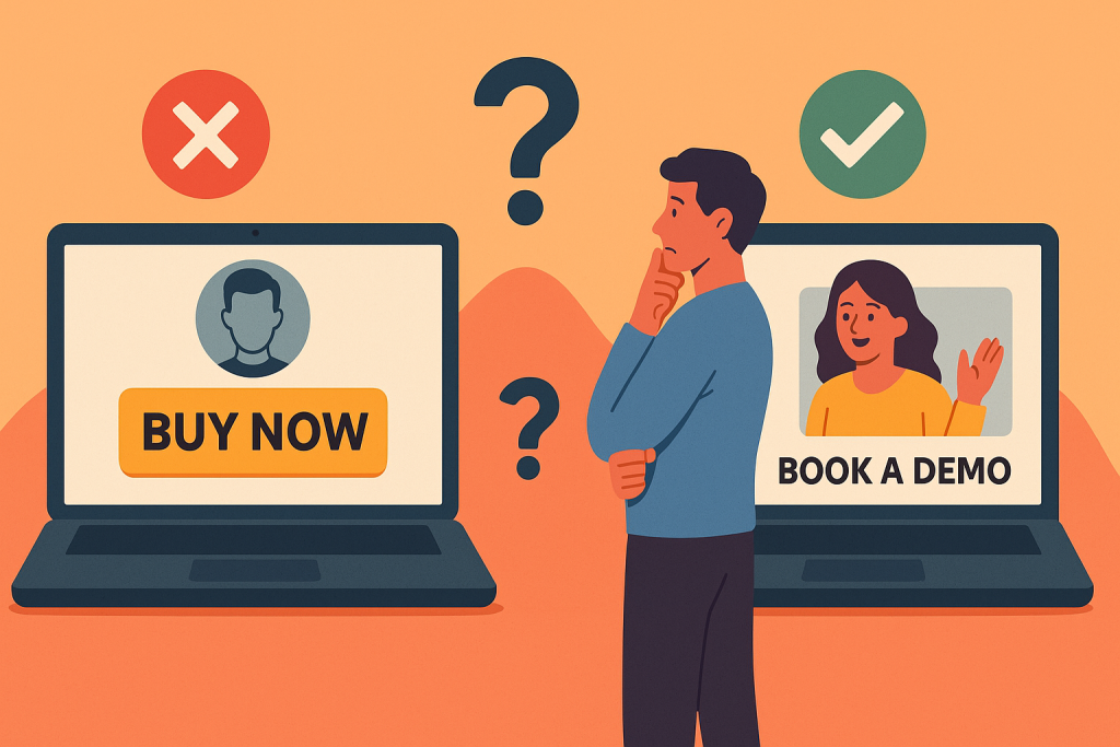 Kampania na demo zamiast „kup teraz”